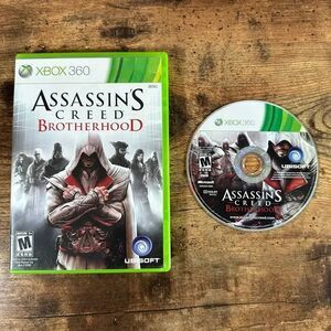 Assassin's Creed Brotherhood (Microsoft Xbox 360, 2010) NO MANUAL + DISC & CASE